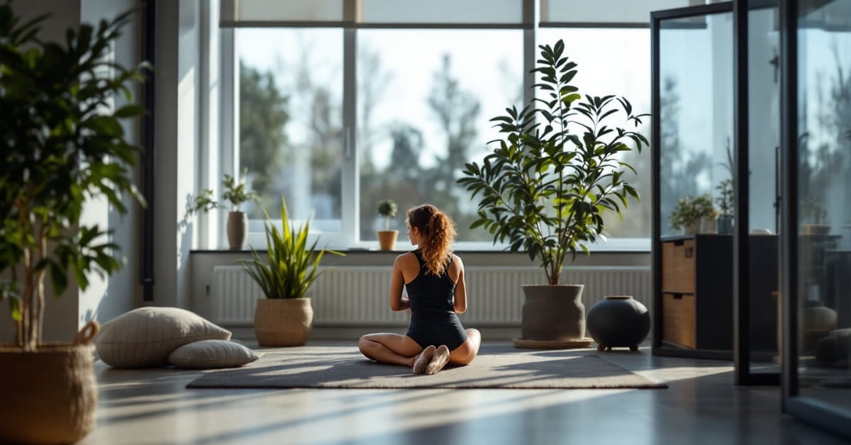 Fitness park à proximité avec équipements sportifs extérieurs dans un cadre urbain moderne
